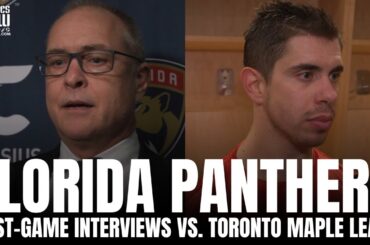 Paul Maurice, Evan Rodrigues & Florida Panthers React to Loss vs. Toronto Maple Leafs | Post-Game