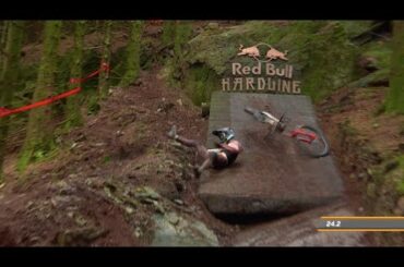 Josh Lowe's Massive Crash at Red Bull Hardline!