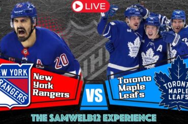 NEW YORK RANGERS vs. TORONTO MAPLE LEAFS | Live NHL Hockey | Play by play | Watch party - 12-19-23