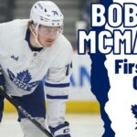 Bobby McMann #74 (Toronto Maple Leafs) first NHL goal Dec 16, 2023