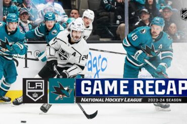 Kings @ Sharks 12/19 | NHL Highlights 2023