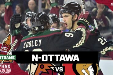 Arizona Coyotes come back from down 3 goals to defeat Ottawa Senators, spoil Jakob Chychrun’s return