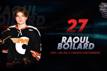 Repêchage LHJMQ 2022 - Raoul Boilard