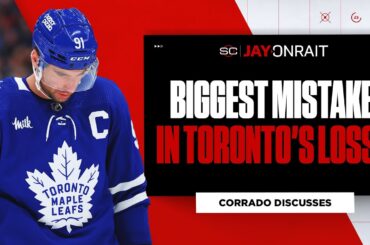 What was the biggest mistake by the Maple Leafs in loss to Rangers?