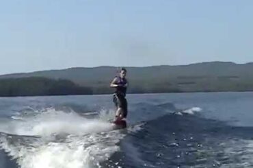 Josh Brown Doing a Backflip on Chateaugay Lake!!