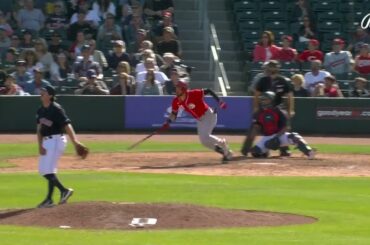 Michael Siani SLAPS a RBI Single, Scoring Austin Callahan! | Cincinnati Reds | 3/26/2023