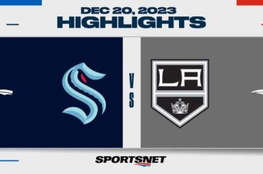 NHL Highlights | Kraken vs. Kings - December 20, 2023
