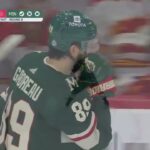 Dan Vladař makes impossible SCORPION save vs Wild #shorts #czech #hockey #nhl