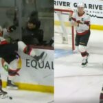 Matt Dumba Fights Brady Tkachuk After Dumba Levels Tkachuk