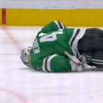 Scott Wedgewood Injured Making Save