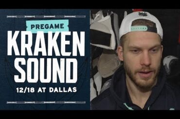 Pregame Sound | Jamie Oleksiak & Dave Hakstol - Dec. 18, 2023