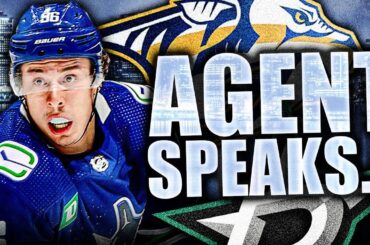 ANDREI KUZMENKO SCRATCHED AGAIN, AGENT SPEAKS OUT… (Vancouver Canucks, Dallas Stars, Predators News)