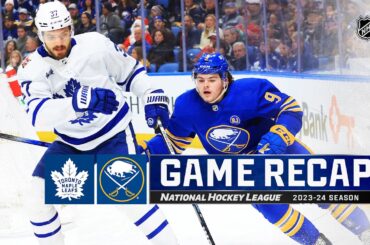 Maple Leafs @ Sabres 12/21 | NHL Highlights 2023