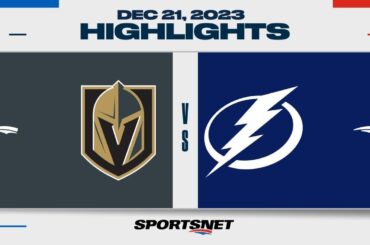 NHL Highlights | Golden Knights vs. Lightning - December 21, 2023