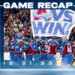 MacKinnon Puts Up Four | Toyota Game Recap 12/21/2023