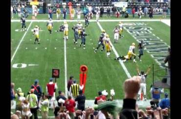 Former Seattle Seahawk John Carlson's first NFL Touchdown