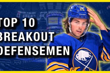 Predicting 10 Breakout DEFENSEMEN for the 2023-24 NHL Season