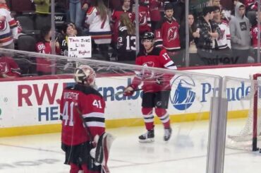 Simon Nemec NJ Devils Warmups 12/19 #njdevils