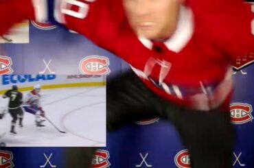 SLAFKOVSKY 2 PTS & WICKED DEFLECTION GOAL Gets Habs BIG Point in Minnesota