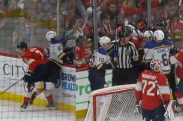 Scrum Ensues After Dmitry Kulikov Hit On Jake Neighbours