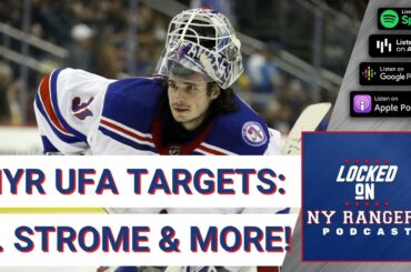 New York Rangers UFA targets!! Dylan Strome, Mason Marchmont and more!!