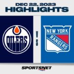 NHL Highlights | Oilers vs. Rangers - December 22, 2023