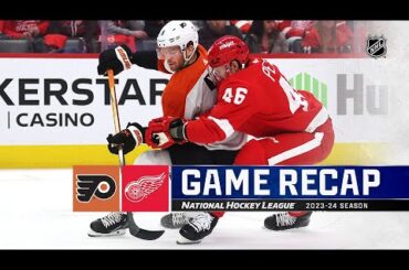 Flyers @ Red Wings 12/22 | NHL Highlights 2023