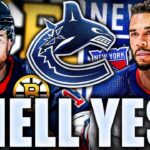 THE CANUCKS JUST GOT A HUGE GIFT FROM THE HOCKEY GODS… (Oilers, Jets, Bruins, Rangers News NHL 2023)