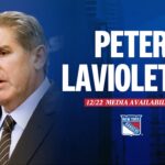 NYR vs EDM: Peter Laviolette Postgame Media Availability | December, 22 2023