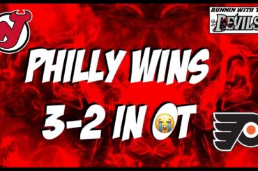 NJ Devils Lose 3-2 To Flyers In OT