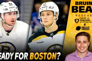 Are Fabian Lysell or Georgii Merkulov Ready for Boston? w/ Mark Divver | Bruins Beat