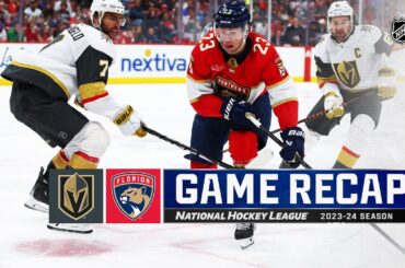 Golden Knights @ Panthers 12/23 | NHL Highlights 2023
