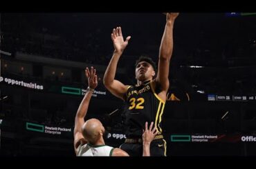 Trayce Jackson-Davis Highlights vs Celtics - 10 Points, 13 Rebounds, 3 Blocks