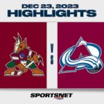 NHL Highlights | Coyotes vs. Avalanche - December 23, 2023