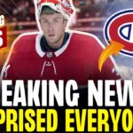 CONFIRMED TODAY! GOALIE TRADE IN THE WORKS! BUSY DAY IN MONTREAL! | CANADIENS NEWS