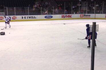 Nail Yakupov One timers with Justin Schultz