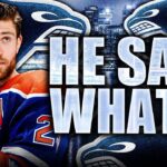 LEON DRAISAITL SAID THIS ABOUT THE VANCOUVER CANUCKS… HE WAS RIGHT (Edmonton Oilers News Today 2023)
