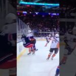 Ducks #26 Brock McGinn SNOWPLOWS Rangers #55 Ryan Lindgren in the Garden.