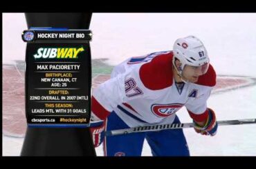 Subway Bio: Max Pacioretty