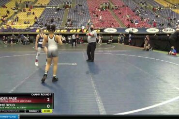 12U 92 Maximo Xolo Sarbacker Wrestling Academy Vs Thunder Page South Central Punisher Wrestling