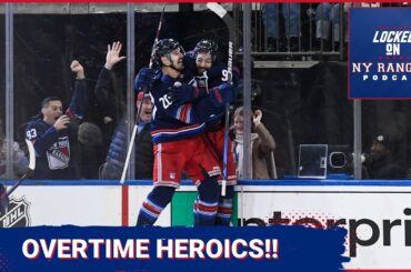 Mika Zibanejad, Chris Kreider come up clutch in 4-3 overtime win! Best game of season for Mika/CK20?