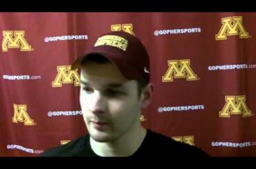 Tommy Novak after 4 3 loss to Wisconsin