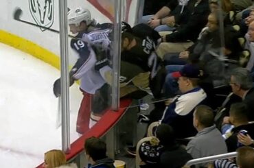 Johansen checks Cole through the glass