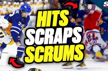 13 Minutes Of Hits, Scraps and Scrums | 2023-24 NHL Highlights