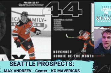 Seattle Kraken Prospects: Catching up w/ Center Max Andreev after 2-1 Win over Tulsa Oilers #echl