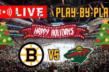 LIVE: Boston Bruins VS Minnesota Wild Scoreboard/Commentary!