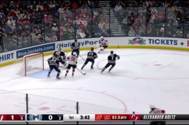 Erik Haula Goal w/ 2 Great Nemec Plays on top of it! #NJDevils