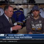 Jaden Schwartz: "All we're worried about is Sunday" after Game 5 win