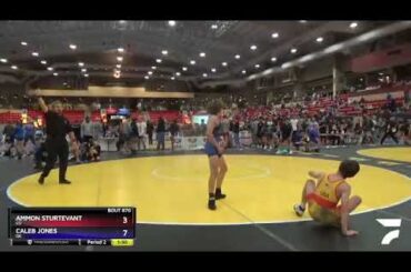 106 Lbs Cons. Round 5 - Ammon Sturtevant, CO Vs Caleb Jones, OK 9050