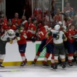 Sam Bennett Doesn't Like Hit From Pietrangelo On Matthew Tkachuk Causing Chaos